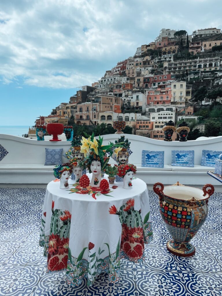 view in positano